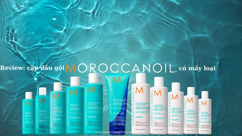 Cặp dầu gội moroccanoil