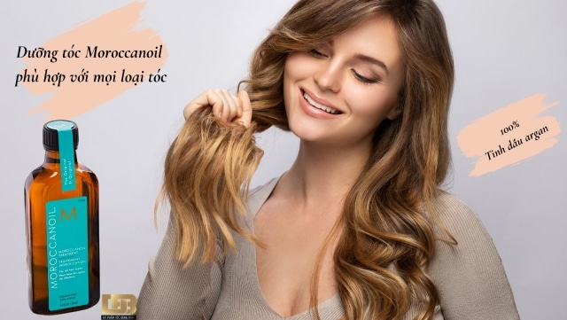Dầu dưỡng tóc Moroccanoil 200ml phù hợp với mọi loại tóc