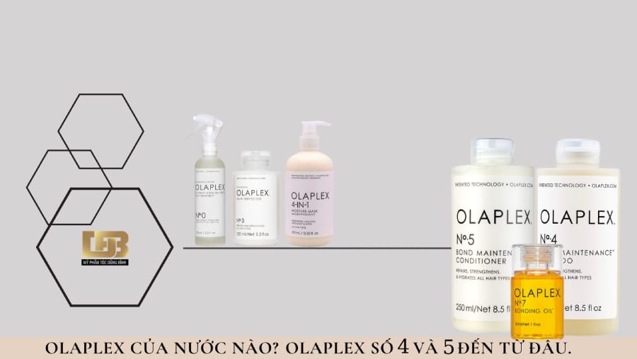 Olaplex của nước nào? Olaplex số 4 và 5 đến từ đâu.