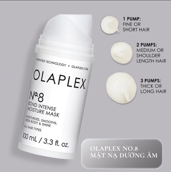 Olaplex No.8 mặt nạ dưỡng ẩm tóc tốt nhất hiện nay