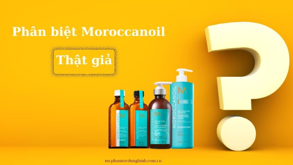 Phân biệt dầu gội Moroccanoil thật giả