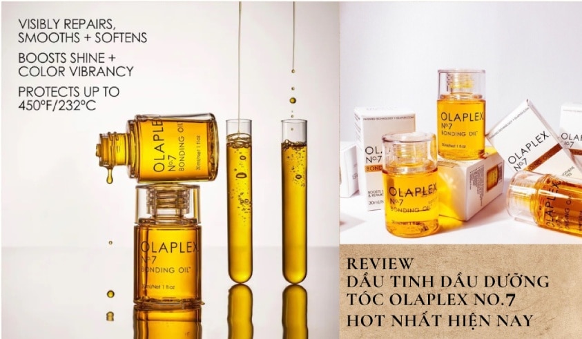 Review tinh dầu dưỡng tóc Olaplex No.7 hot nhất hiện nay