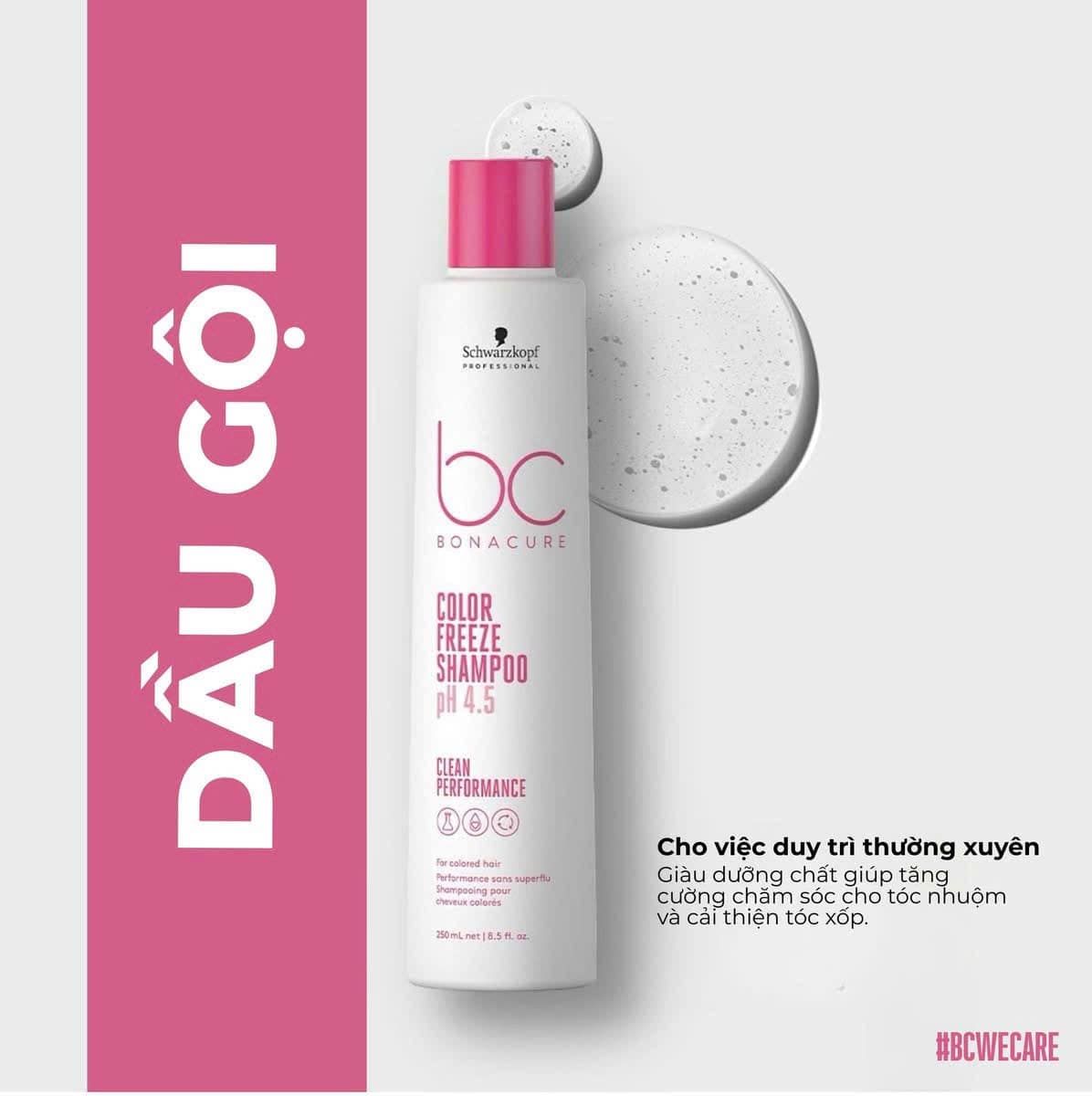 Dầu gội Schwarzkopf BC Bonacure Color Freeze