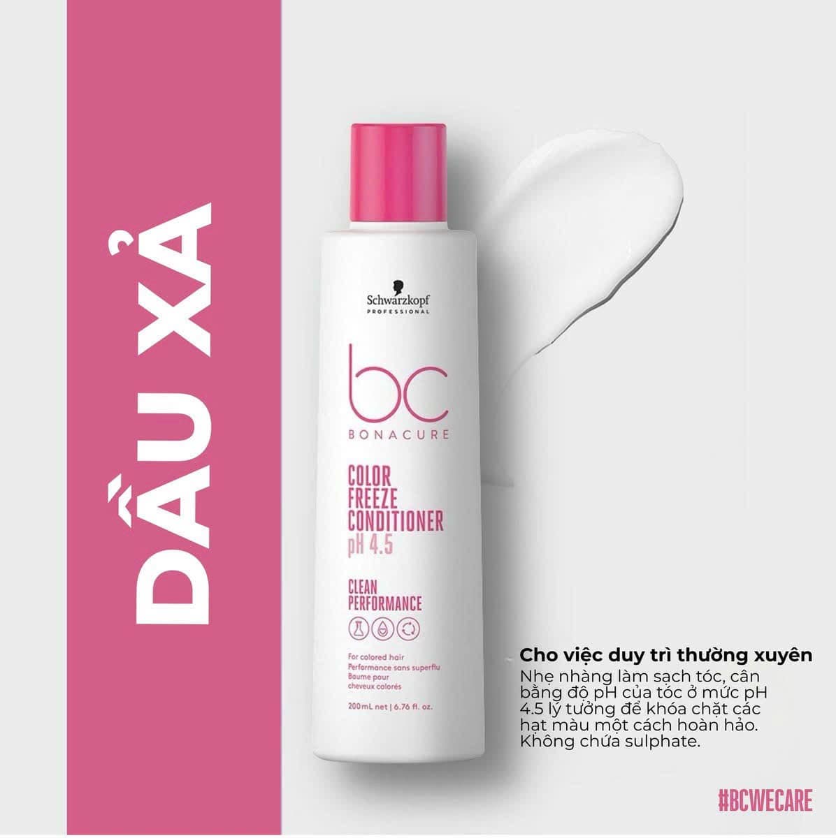 Dầu xả Schwarzkopf BC Bonacure Color Freeze